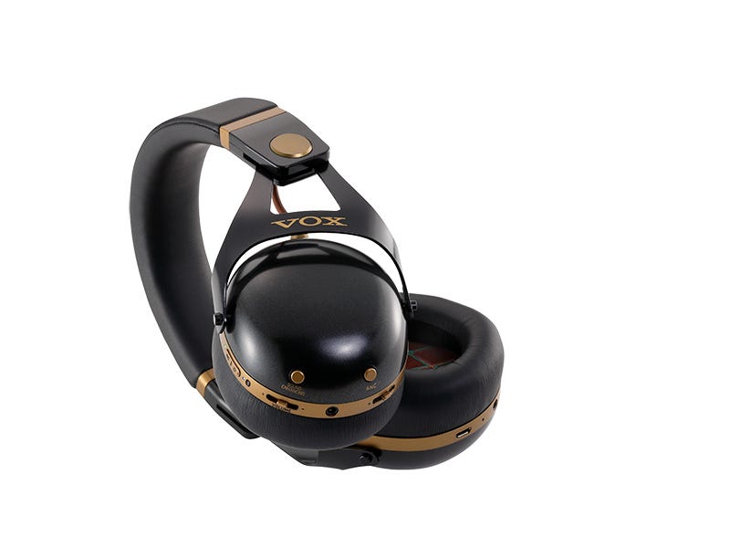 Vox VH-Q1 Smart Noise Cancelling Headphones for Guitar - Black