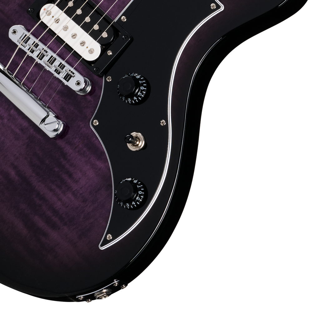 Gibson Victory Figured Top - Dark Purple Burst