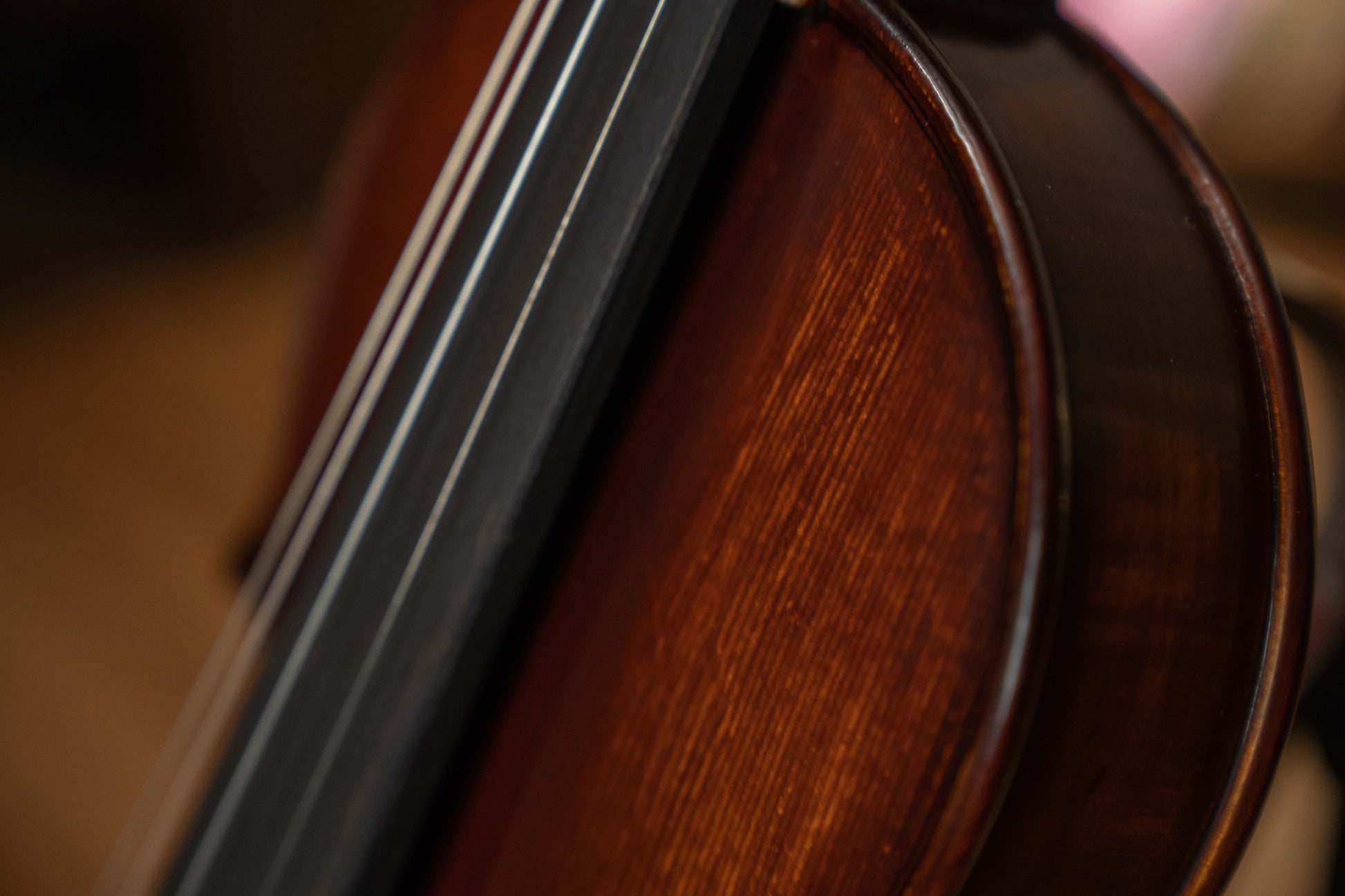 Gliga I 4/4 size Violin Outfit  - One Piece Back - Dark Antique