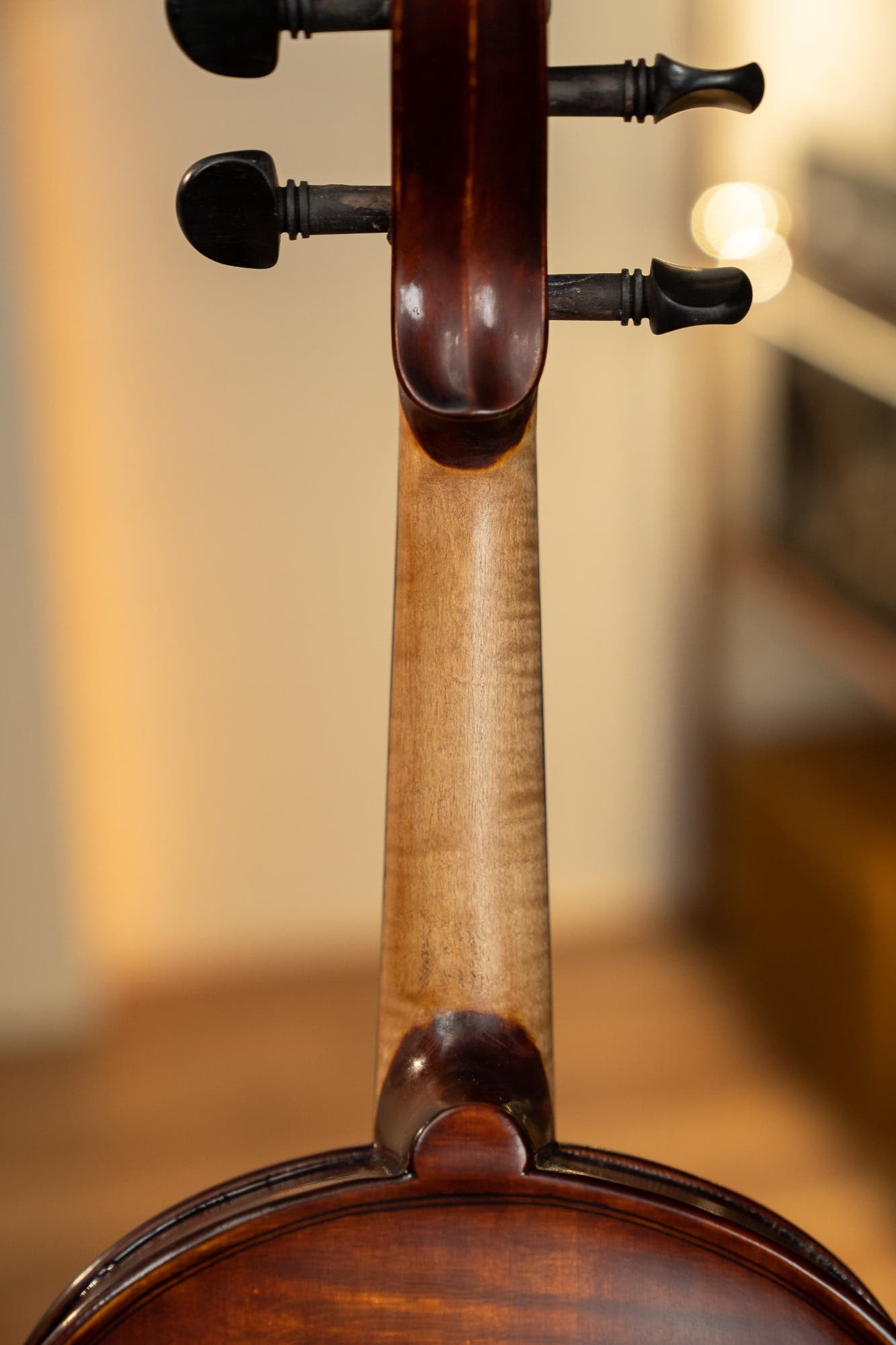 Gliga I 4/4 size Violin Outfit  - One Piece Back - Dark Antique