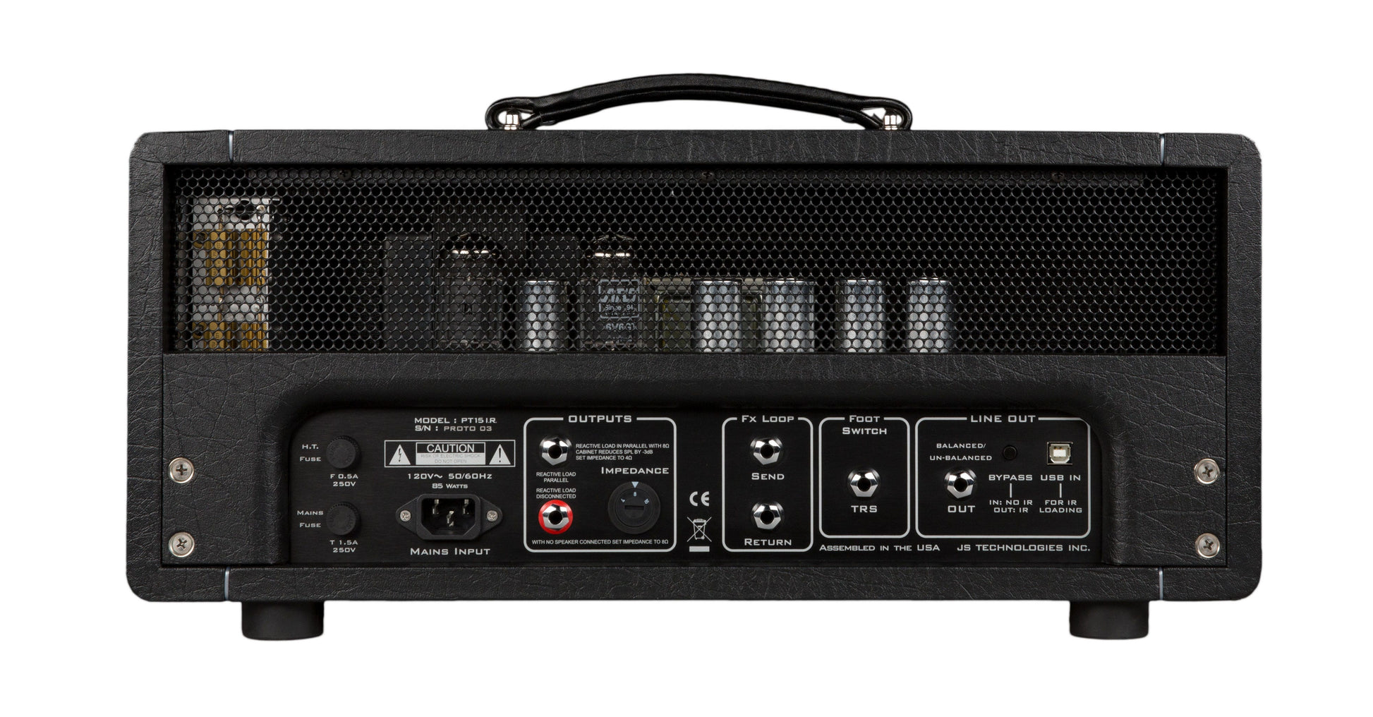 Suhr PT-15 I.R. Pete Thorn Signature Guitar Amp Head w/Integrated Reactive Load IR