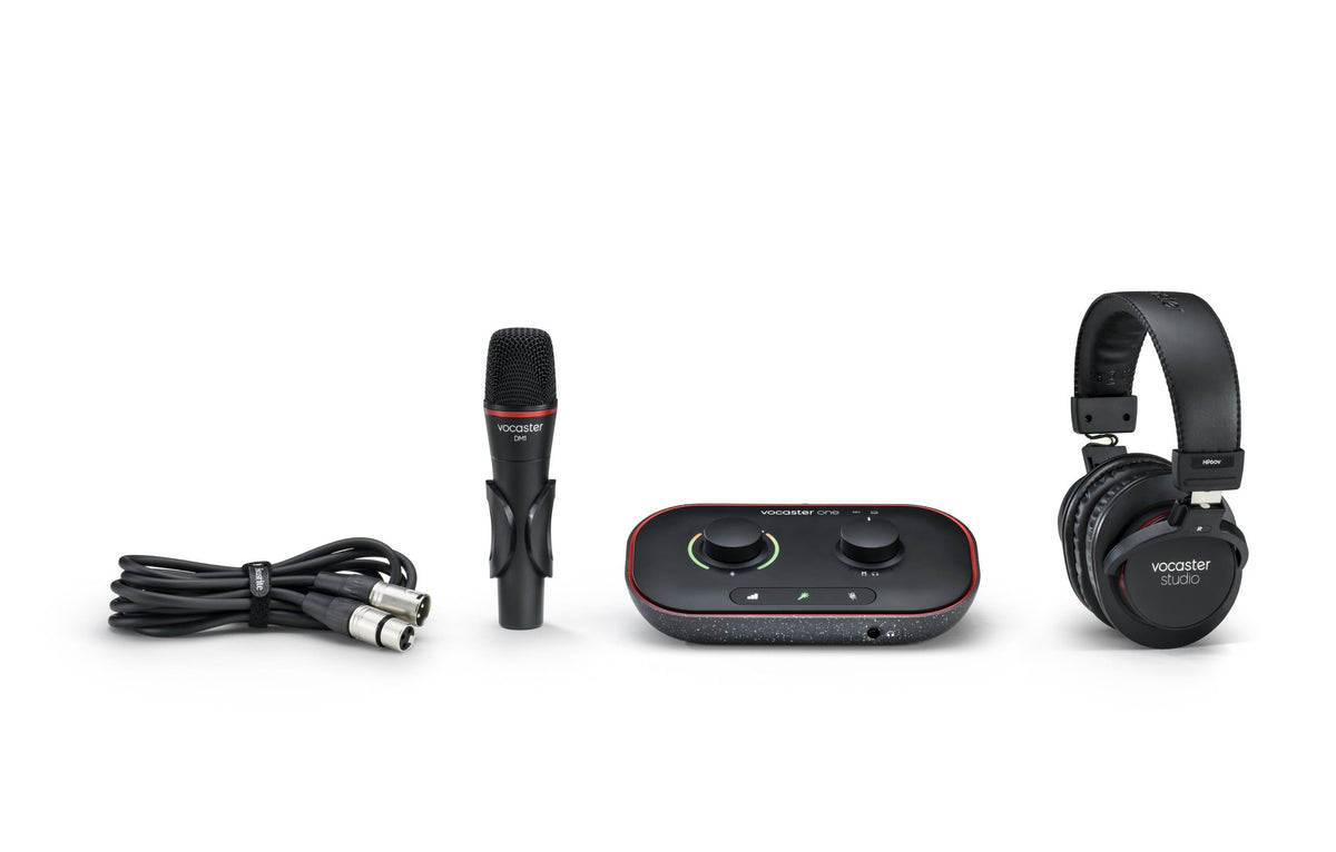 Focusrite Vocaster One Studio Essential Podcasting Kit
