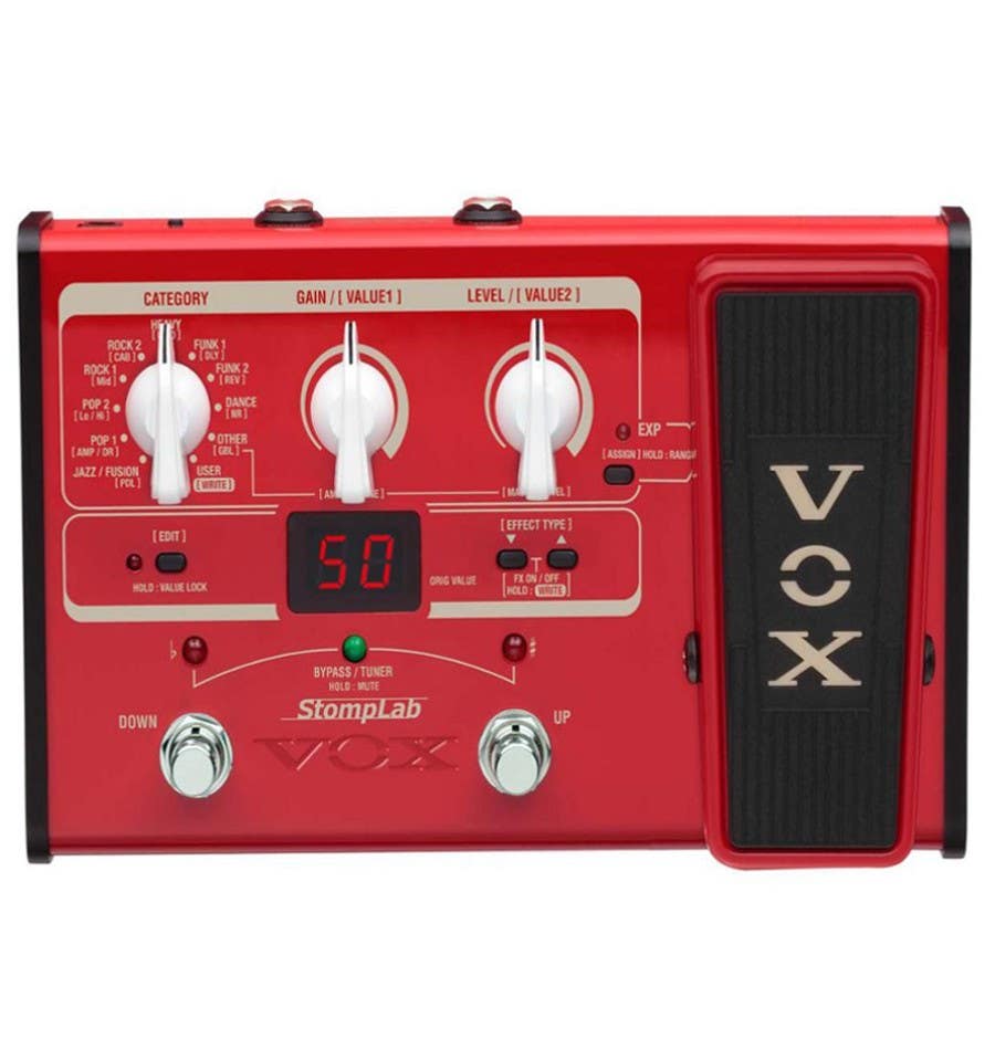 Vox StompLab BII Bass Multi Effects w/ Expression Pedal