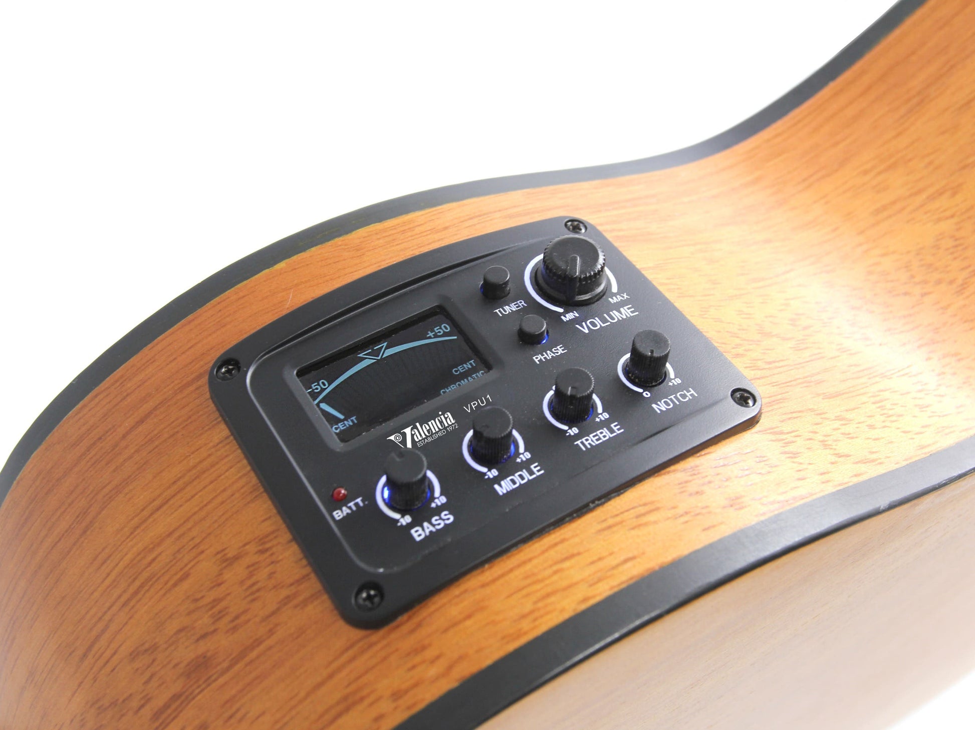 Valencia VC304CE Classical Guitar w/Cutaway and Pickup - Natural