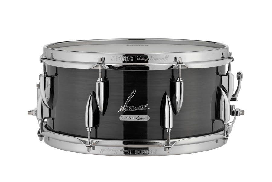 Sonor Vintage Series 14x5.75" Snare Drum - Vintage Black Slate