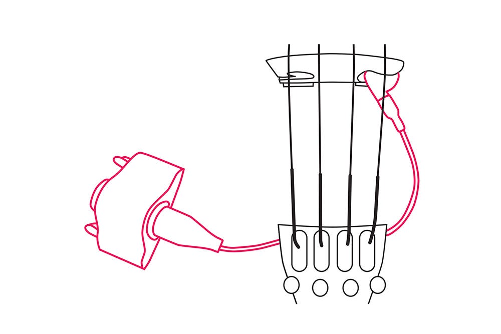 KNA Pickups VV-3 Violin/Viola Piezo Pickup