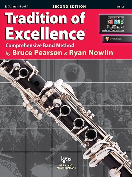 Tradition of Excellence Bk 1 Bk/CD Clarinet / (KJOS)
