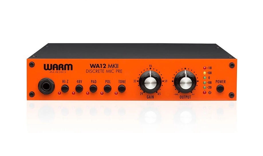 Warm Audio WA12 MKII Discrete Mic Preamp