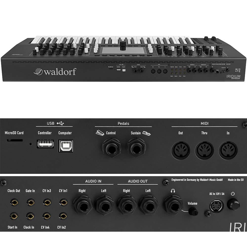 Waldorf Iridium Synthesizer 49-Key Synth Keyboard