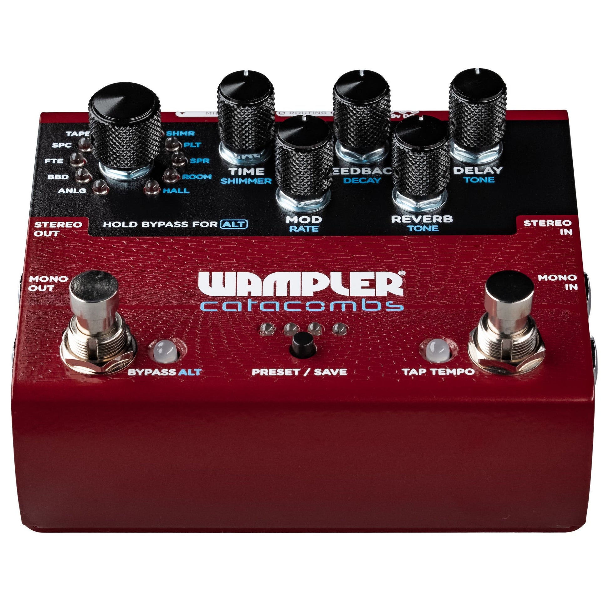 Wampler CATACOMBS Delay / Reverb Effects Pedal