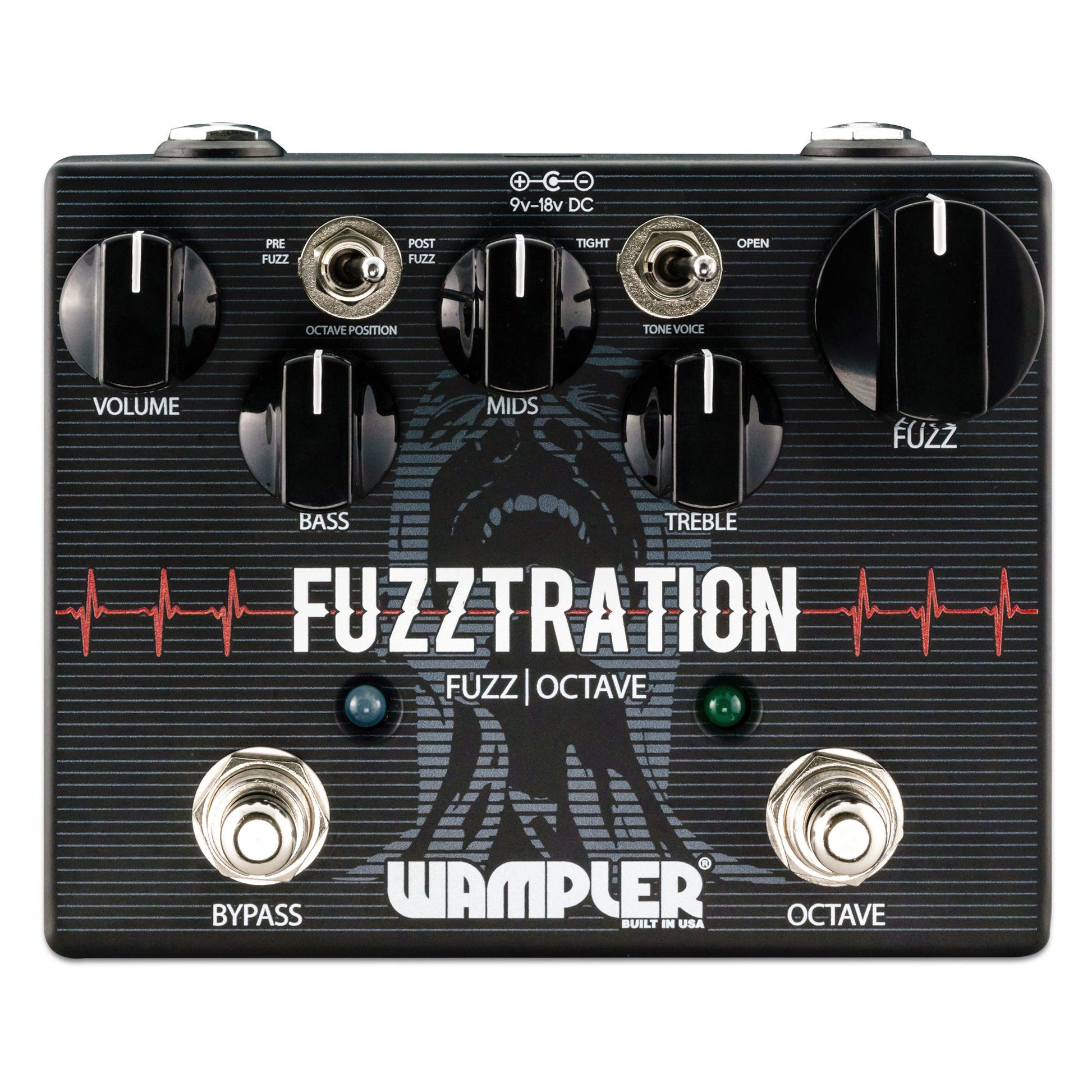 Wampler Fuzztration Fuzz and Octave Pedal 