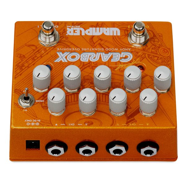 Wampler GEARBOX Andy Wood Signature Dual Overdrive Pedal