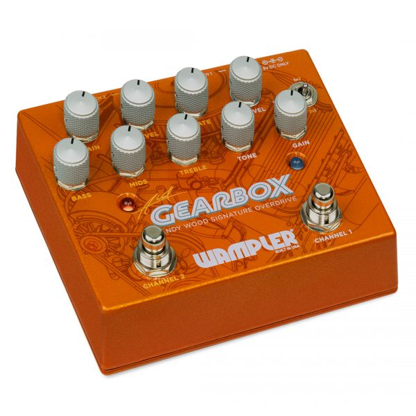Wampler GEARBOX Andy Wood Signature Dual Overdrive Pedal