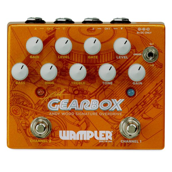 Wampler GEARBOX Andy Wood Signature Dual Overdrive Pedal