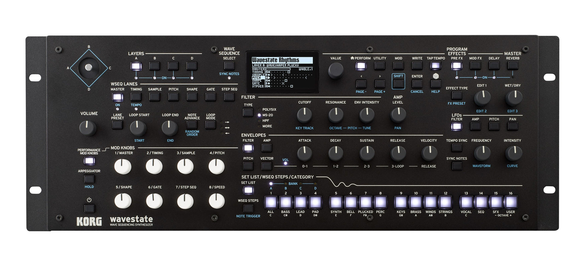 Korg WaveState Synthesizer Desktop Module