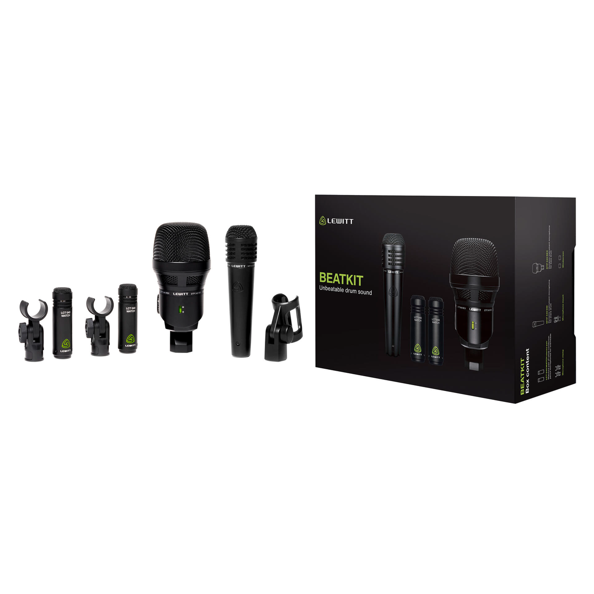 Lewitt Beatkit 4pc Drum Microphone Pack