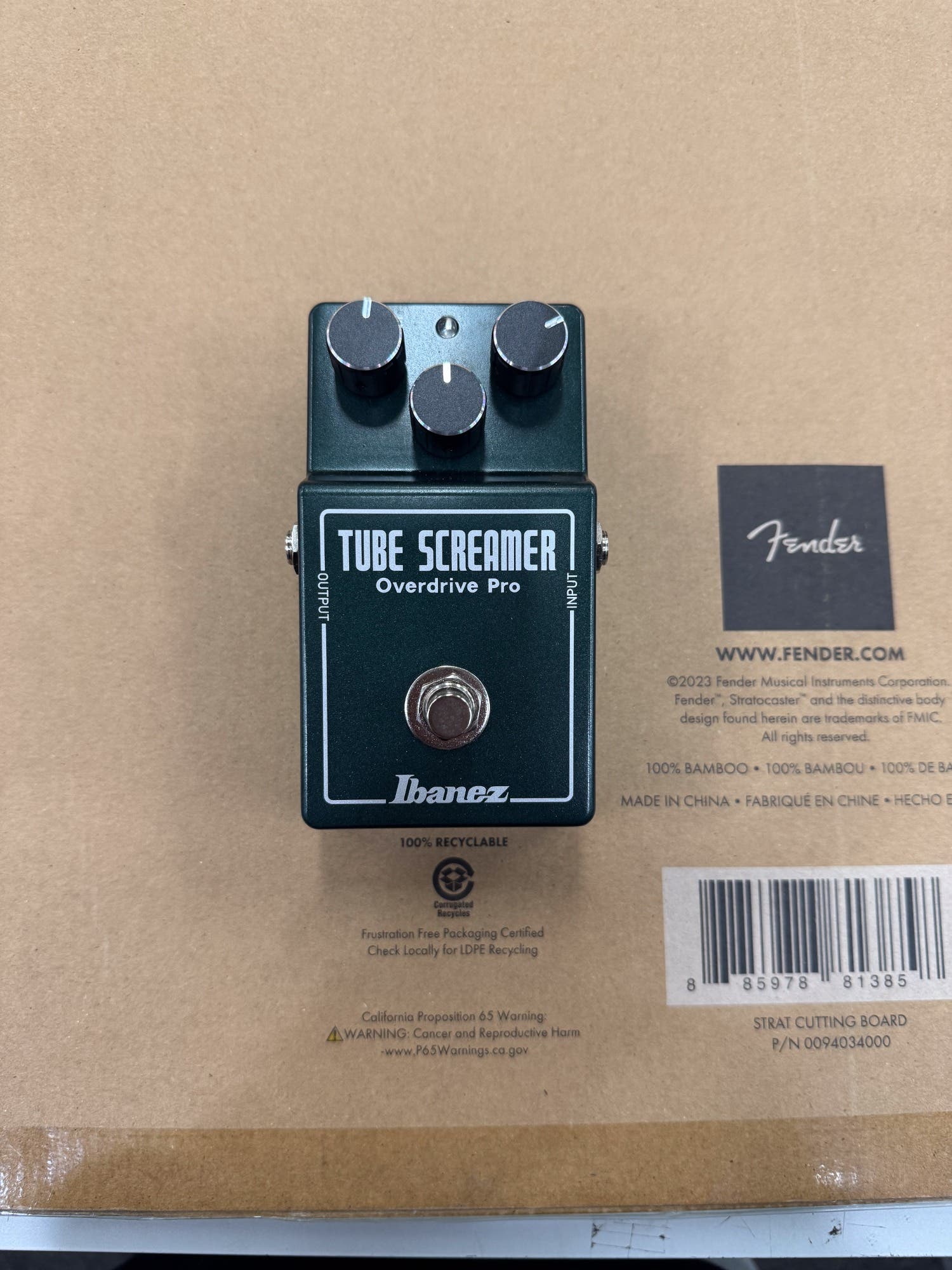 Ibanez TS808HW Hand-wired Tubescreamer - Pre-Owned (Mint)