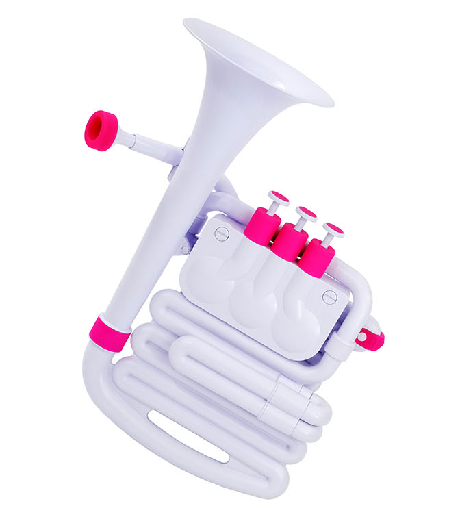 Nuvo J-Horn - White/Pink