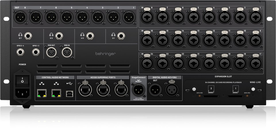 Behringer Wing Rack Digital Mixer - Black