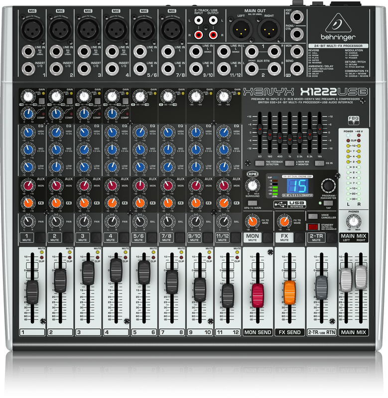 Behringer Xenyx X1222USB Mixer