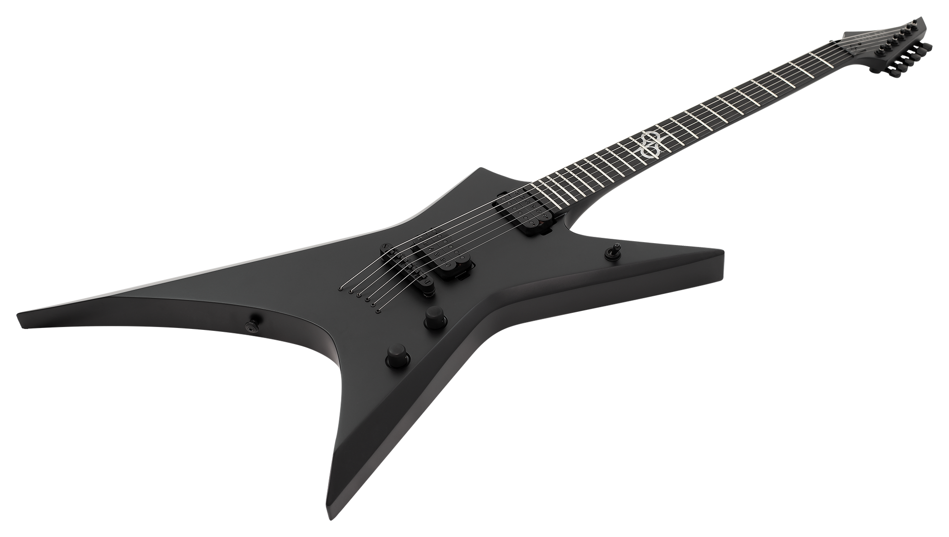 Solar X2.6C Electric Guitar w/Case - Carbon Black