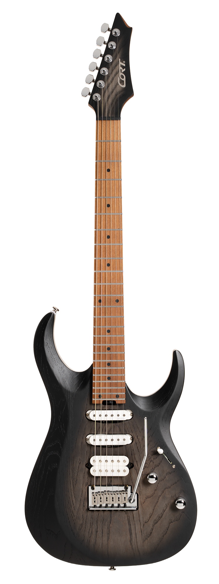 Cort X700 Triality Electric Guitar w/Gigbag - OP Black Burst