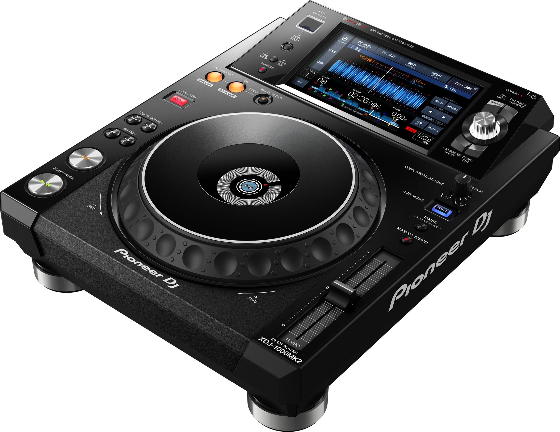 Pioneer XDJ-1000MK2 Digital Deck w/Hi-Res Audio Support