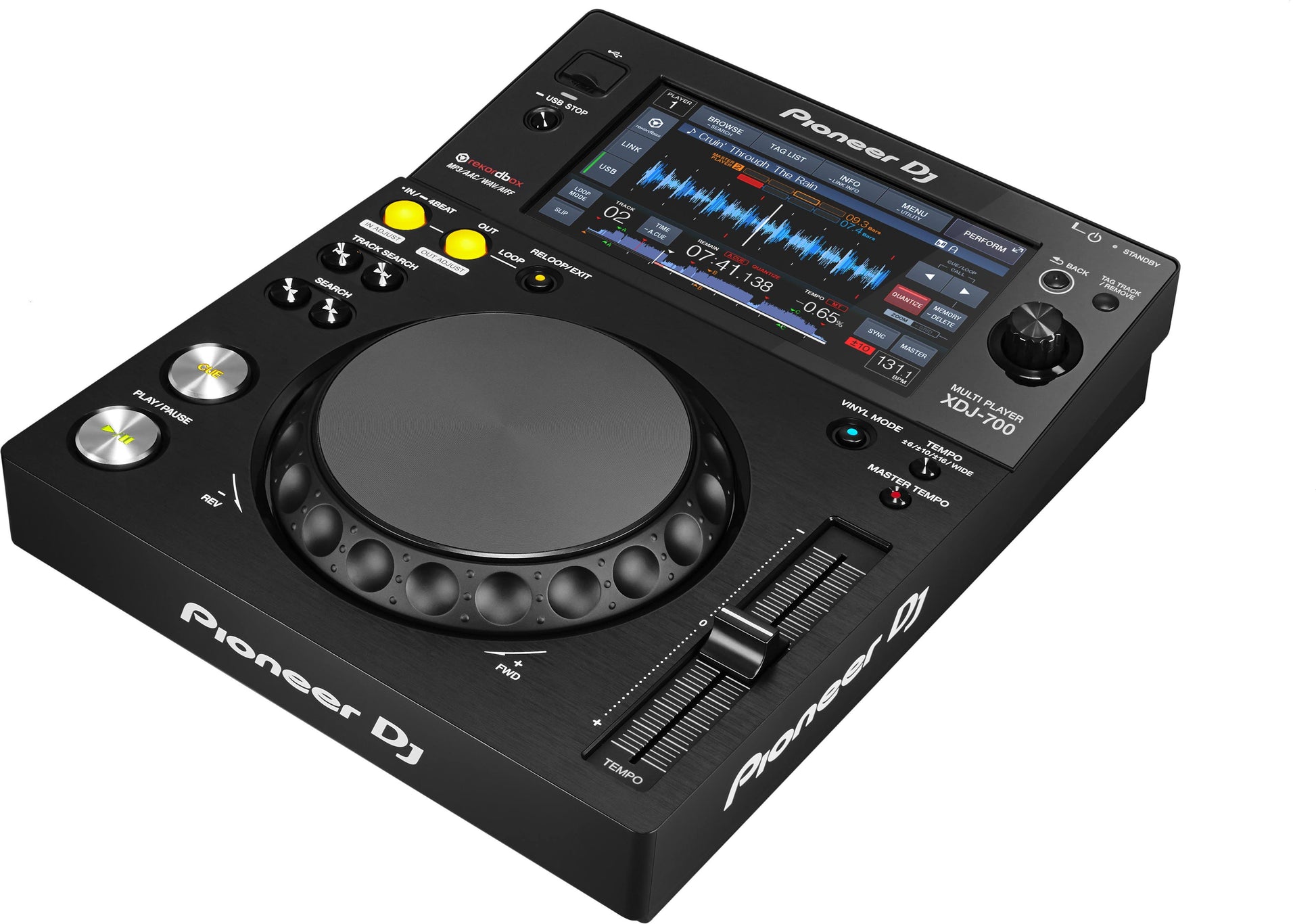 Pioneer XDJ-700 rekordbox compatible compact digital deck