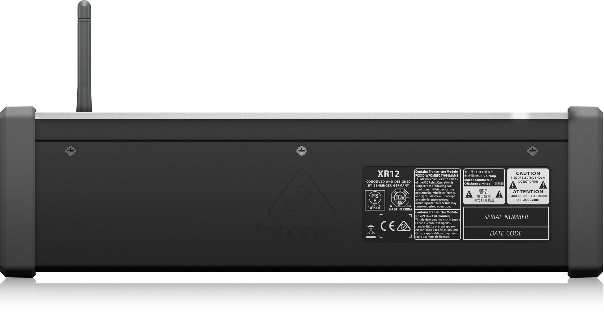 Behringer XR12 12-Input Digital Mixer for iPad/Android Tablets