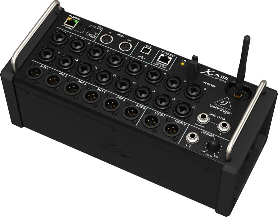 Behringer XR18 X-AIR Rackmount Wireless Digital Mixer w/Tablet Control