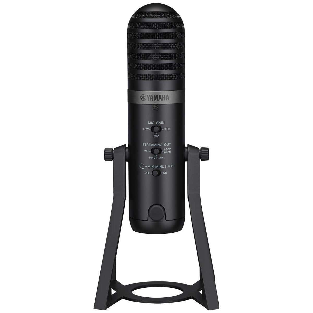 Yamaha AG01 Live Streaming USB Microphone w/Integrated Mixer - Black