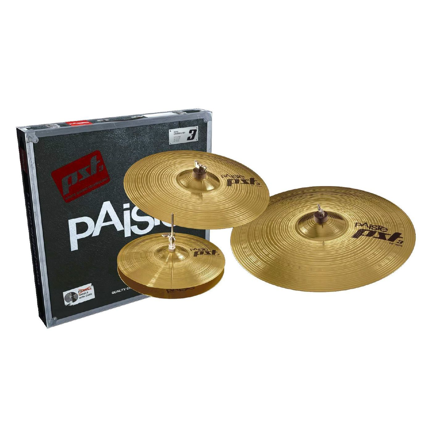 Paiste PST3 Universal Cymbal Pack (14/16/20)