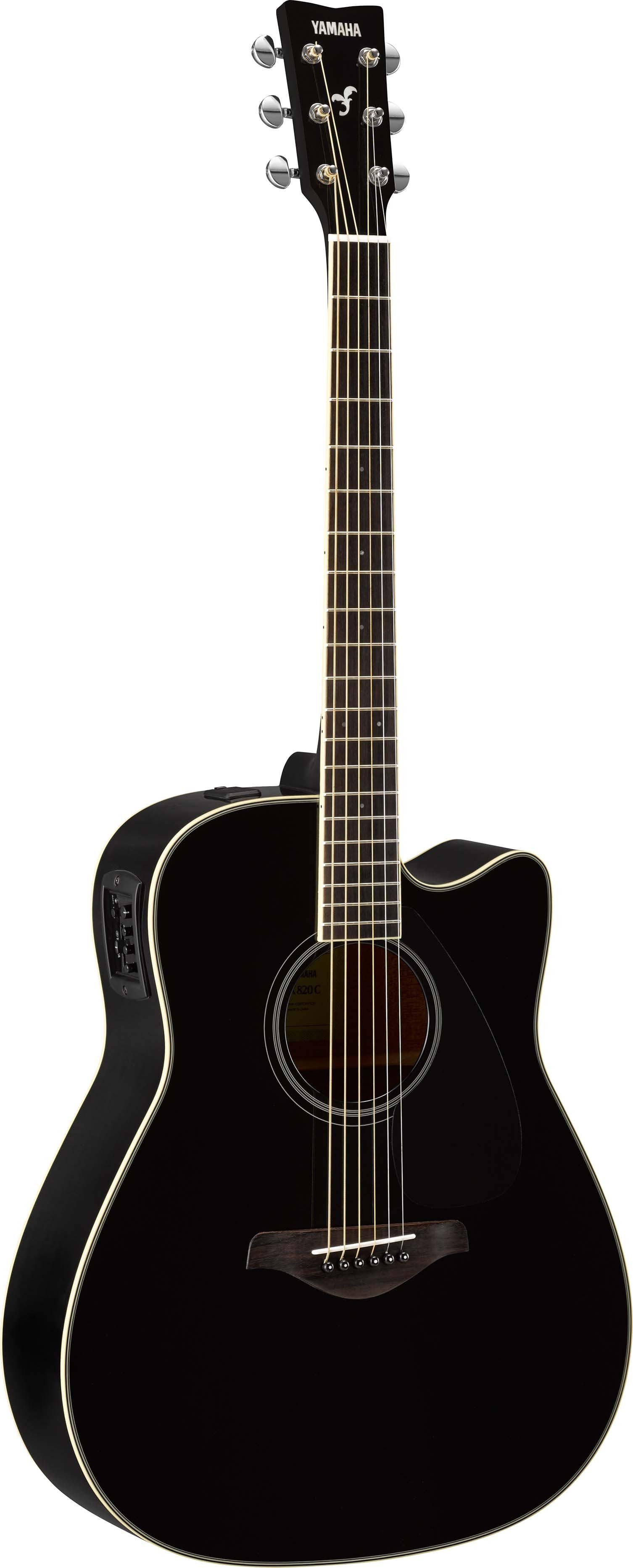 Yamaha FGX820C Acoustic Guitar - Black