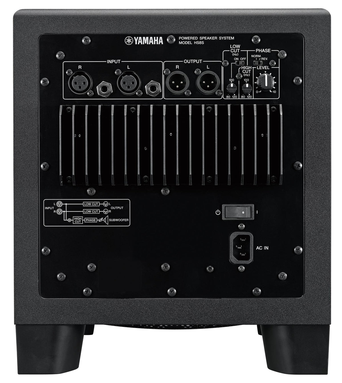 Yamaha HS8S Powered Studio Sub Woofer (HS-8S)