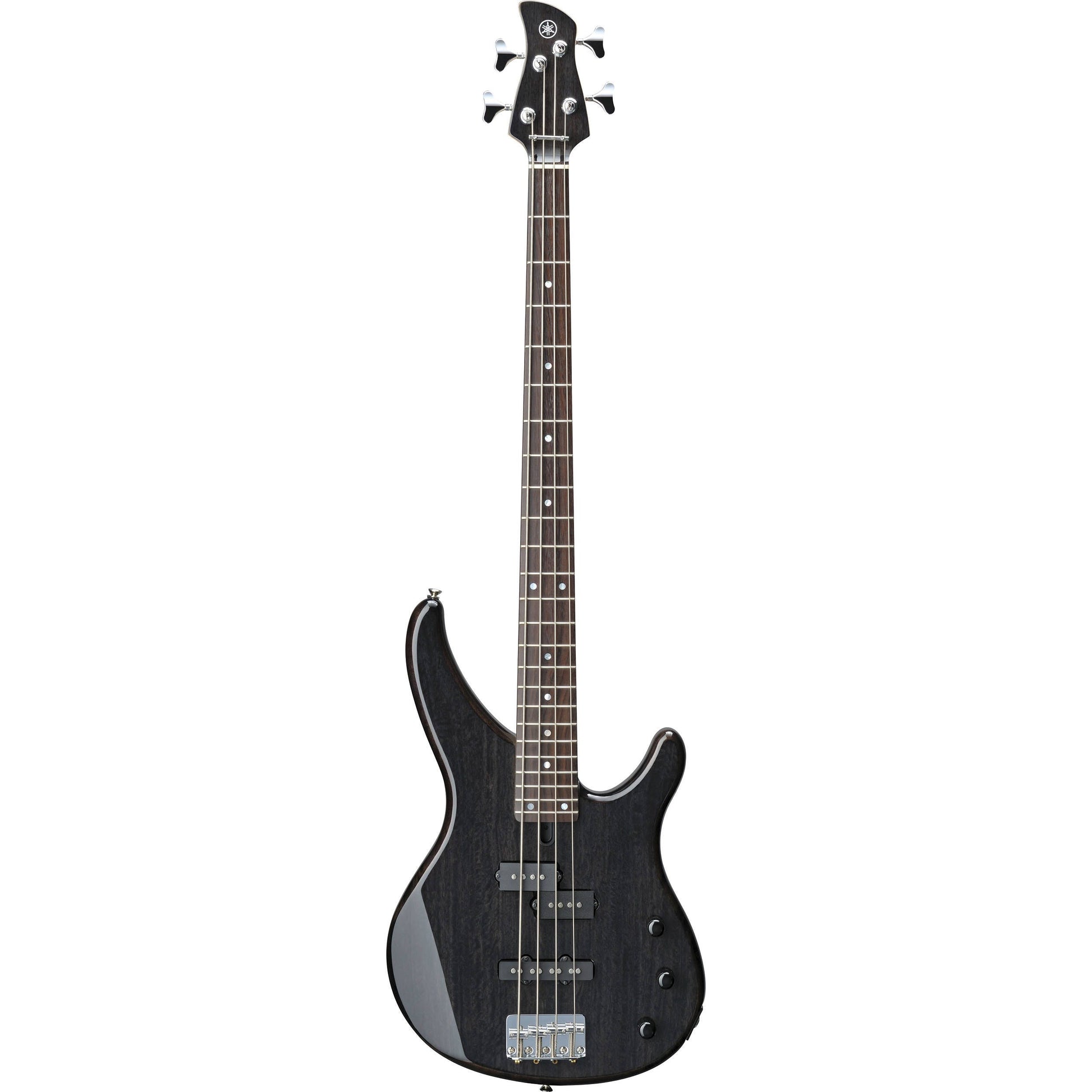 Yamaha TRBX174EW Exotic Wood Bass Guitar - Trans Black
