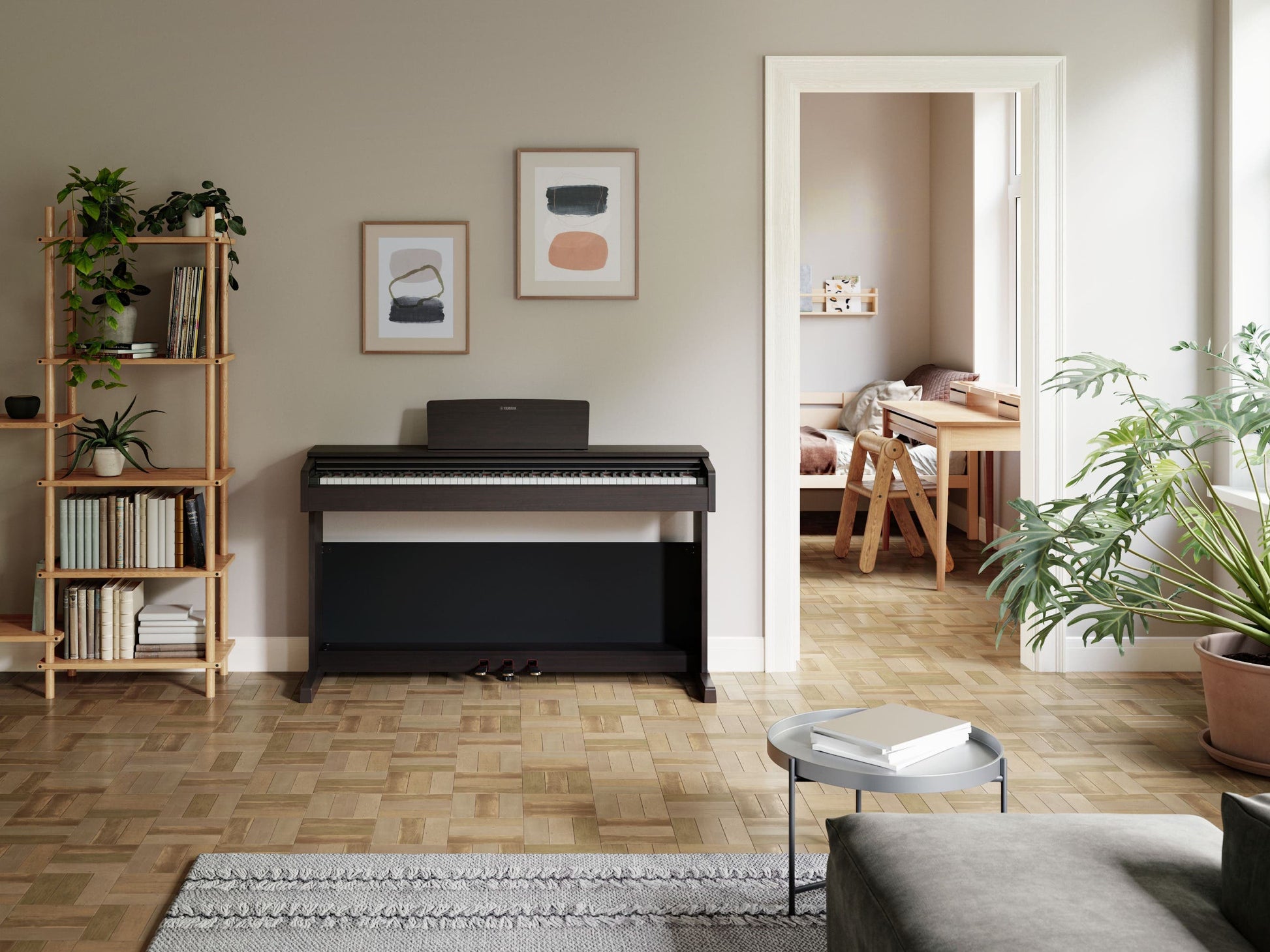 Yamaha Arius YDP-145 Digital Piano w/matching bench - Rosewood