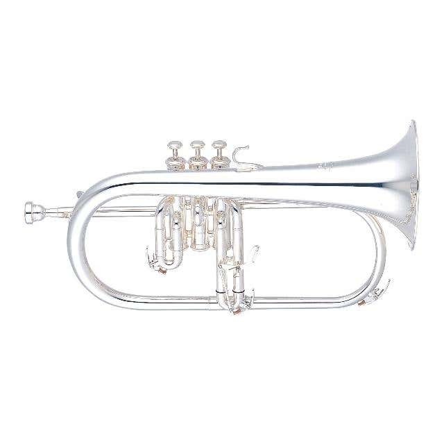 Yamaha YFH631GS Flugelhorn Gold-Brass Bell - Silver Plated (YFH-631GS)