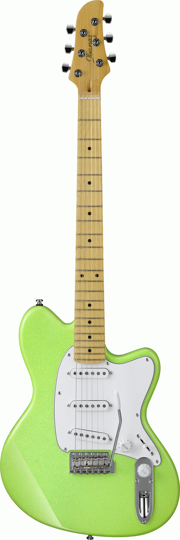 Ibanez YY10 Yvette Young Signature Guitar - Slime Green Sparkle