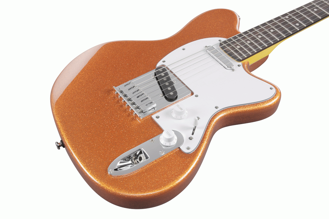 Ibanez YY20 OCS Yvette Young Signature Guitar - Orange Cream Sparkle