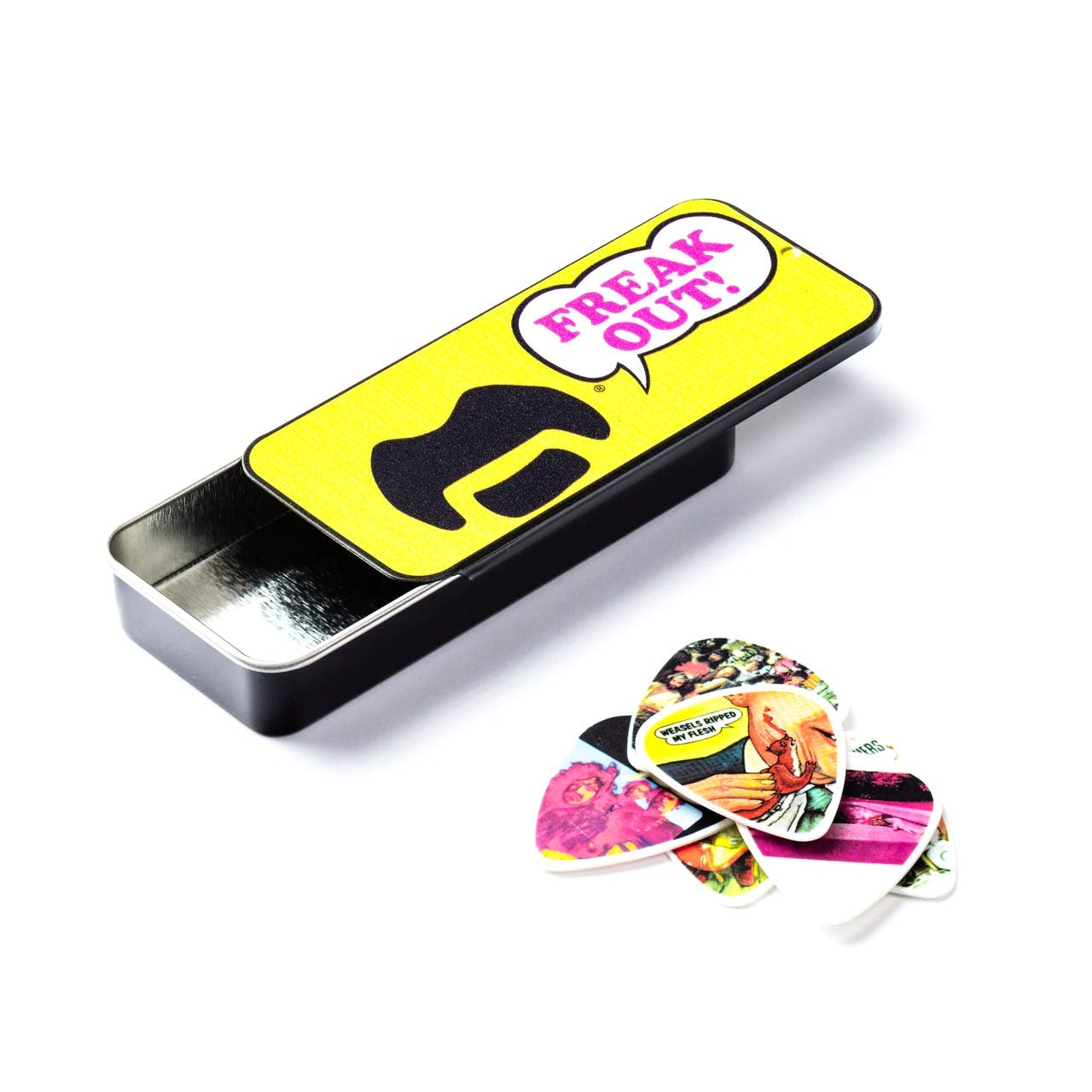 Jim Dunlop Frank Zappa Yellow Pick Tin - 6-picks