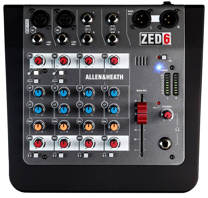 ALLEN AND HEATH ZED6 Compact MIXER