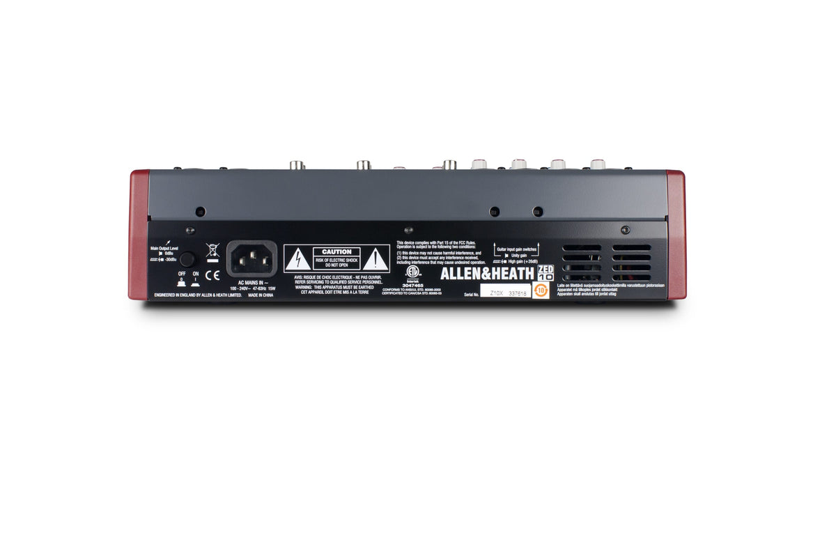 Allen and Heath ZED10 Compact Mixer