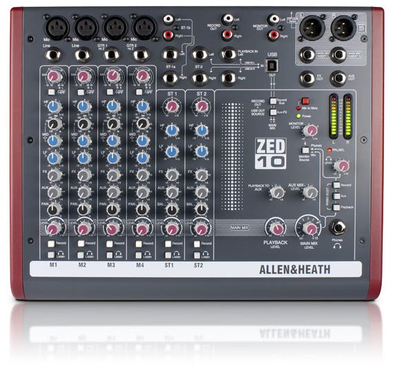 Allen and Heath ZED10 Compact Mixer