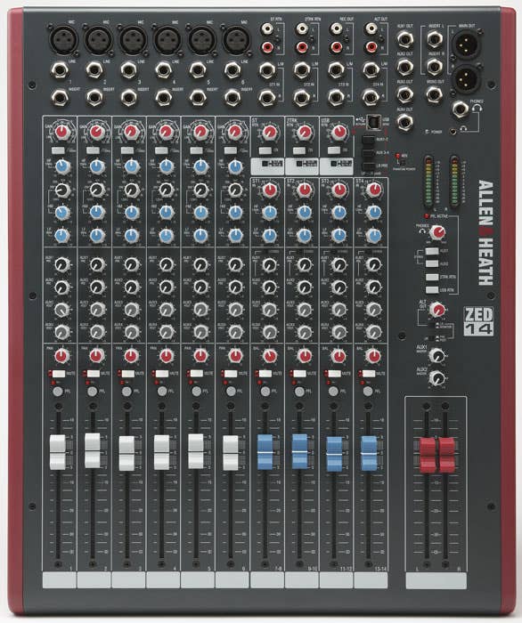 Allen and Heath ZED14 mixer