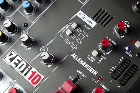 Allen and Heath ZEDi10 Compact USB Mixer (ZEDi-10)