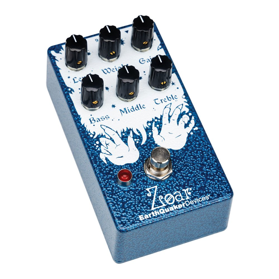 EarthQuaker Devices ZOAR Dynamic Audio Grinder Fuzz / Distortion Pedal