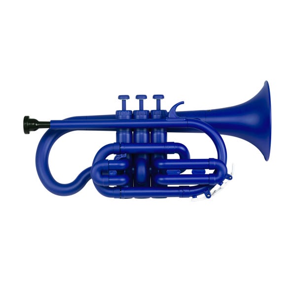 Zo Plastic Cornet - Blue Blast