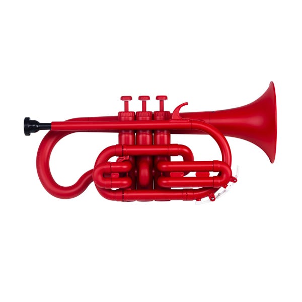 Zo Plastic Cornet - Racing Red