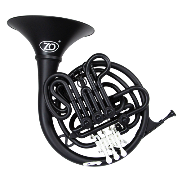 Zo Plastic Double French Horn F/Bb Empire Black Finish
