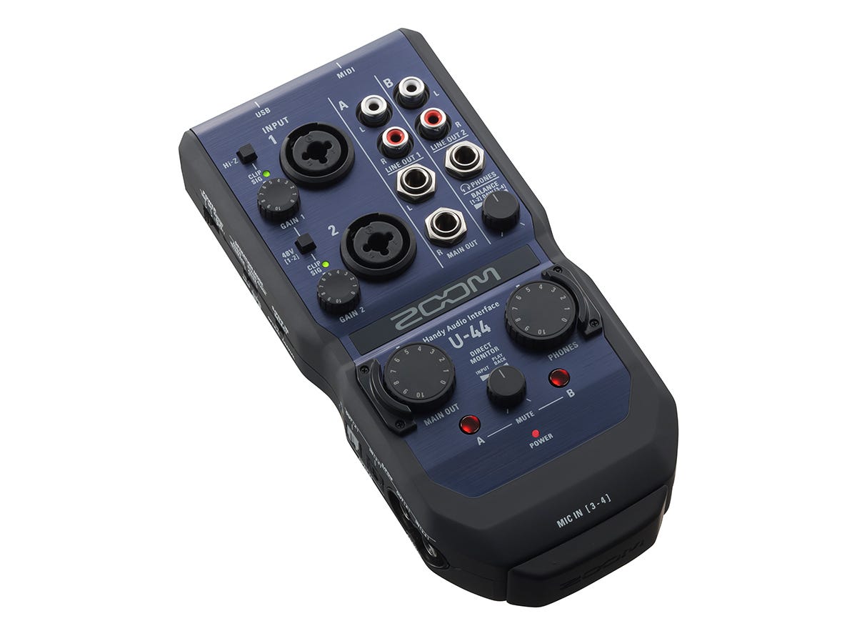 Zoom U-44 Handy Audio Interface w/Ableton Live 9 Lite